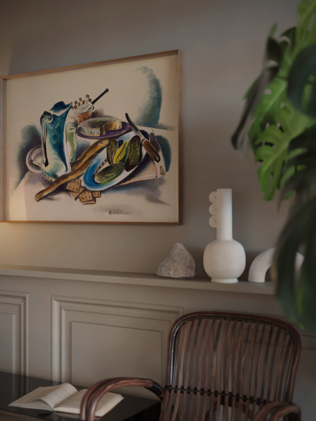 Still Life circa 1930 Preston Dickinson video mockup