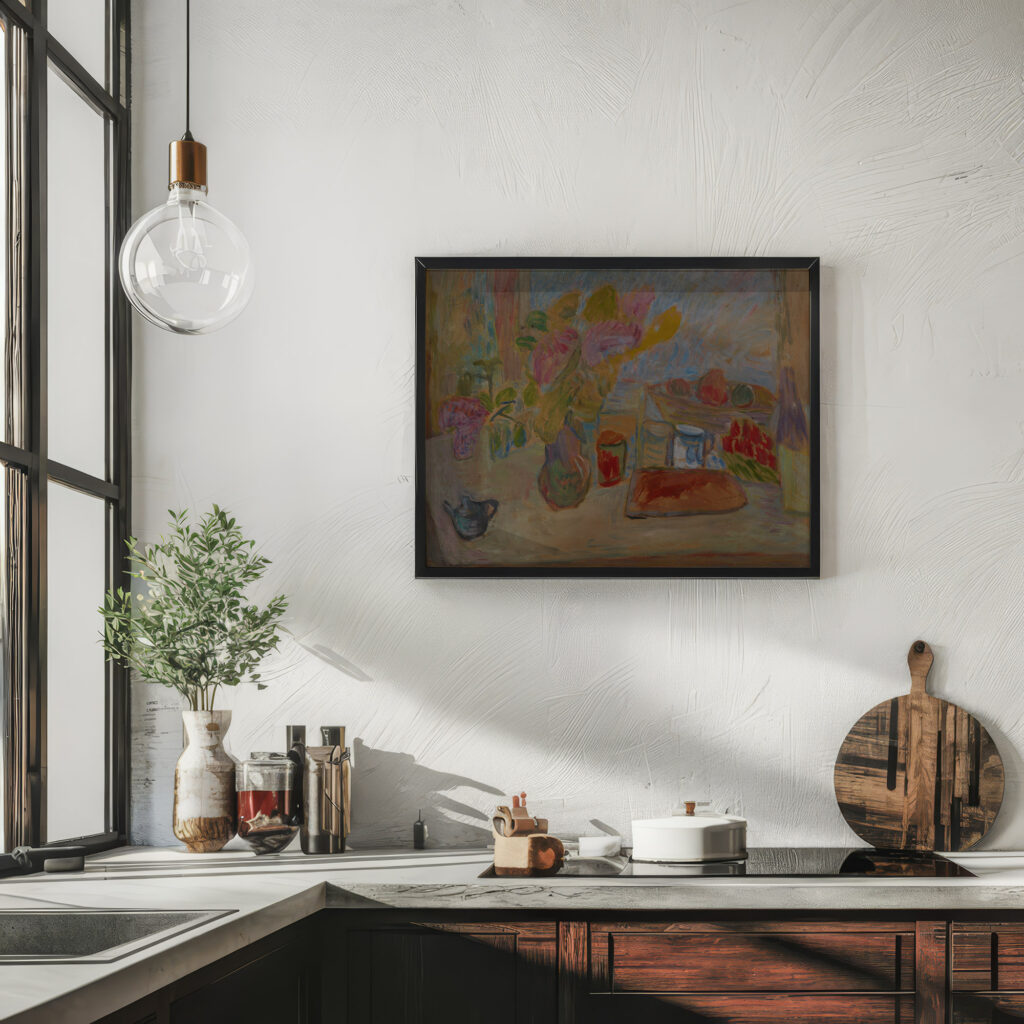 Still Life with Bread 1937 Sasza Blonder 6 mockup