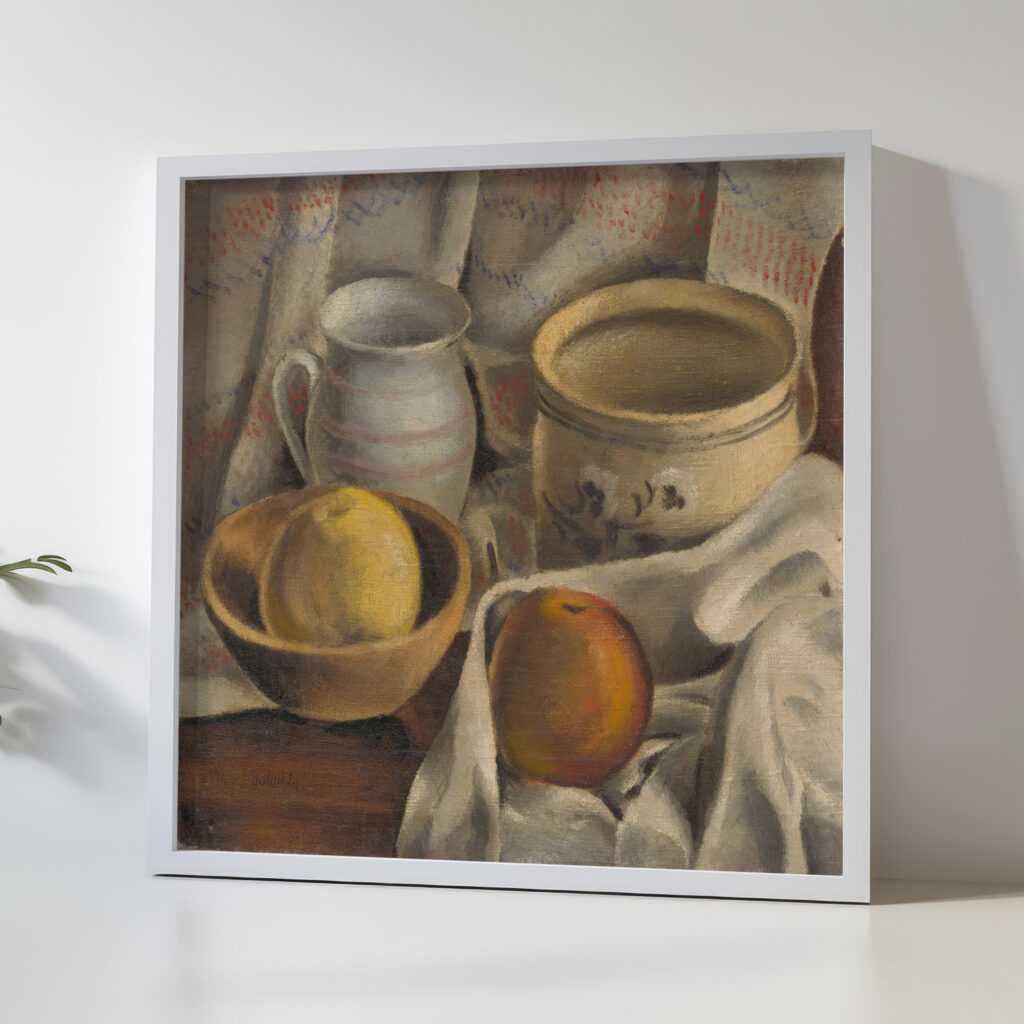 Still Life with Ceramic Pots and Apples 1925–1927 Mikulas Galanda 5 mockup