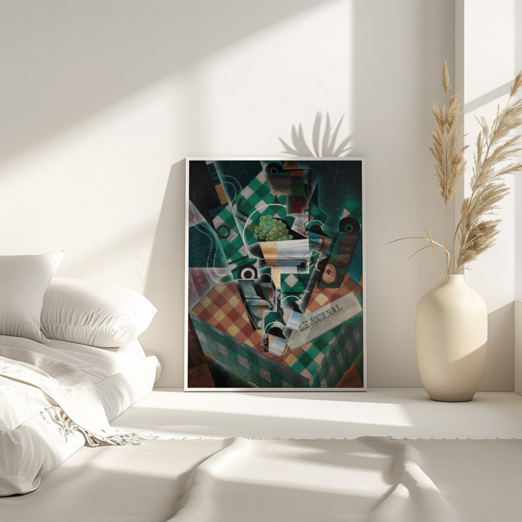 Still Life with Checked Tablecloth 1915 Juan Gris 4 mockup