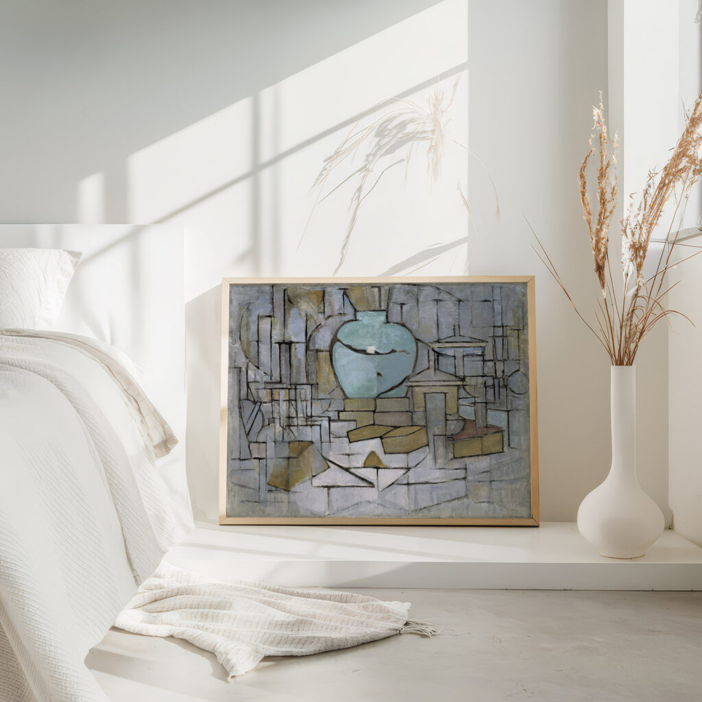 Still Life with Gingerpot II 1912 Piet Mondrian 4 mockup