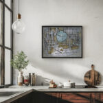 Still Life with Gingerpot II 1912 Piet Mondrian 6 mockup