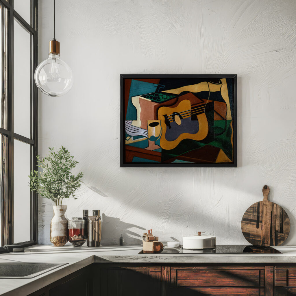 Still Life with Guitar 1920 Juan Gris 6 mockup