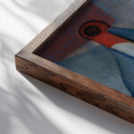 Still Life with Lemons and Tapioca Angel Zarraga close up dark wood mockup