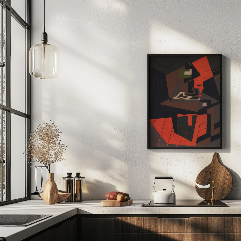 Still Life with Red Lamp 1916 1918 Maria Blanchard 6 mockup