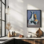 Still Life with Water Jug Towel and Jars 1929 Vilhelm Lundstrom 6 mockup