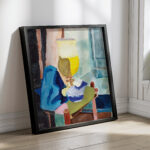 Still Life with a Glass 1913 Vera Mikhailovna Ermolaeva 4 mockup