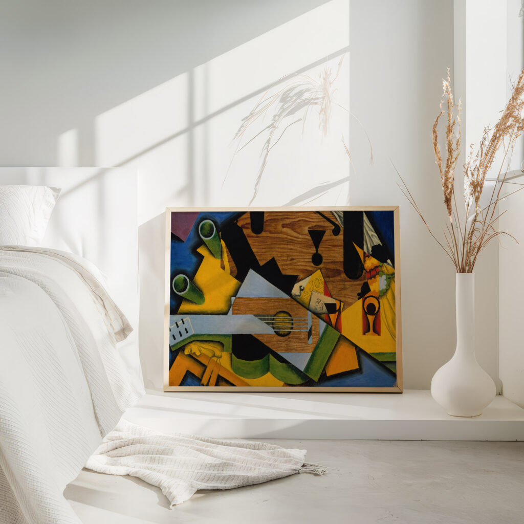 Still Life with a Guitar 1913 Juan Gris 4 mockup