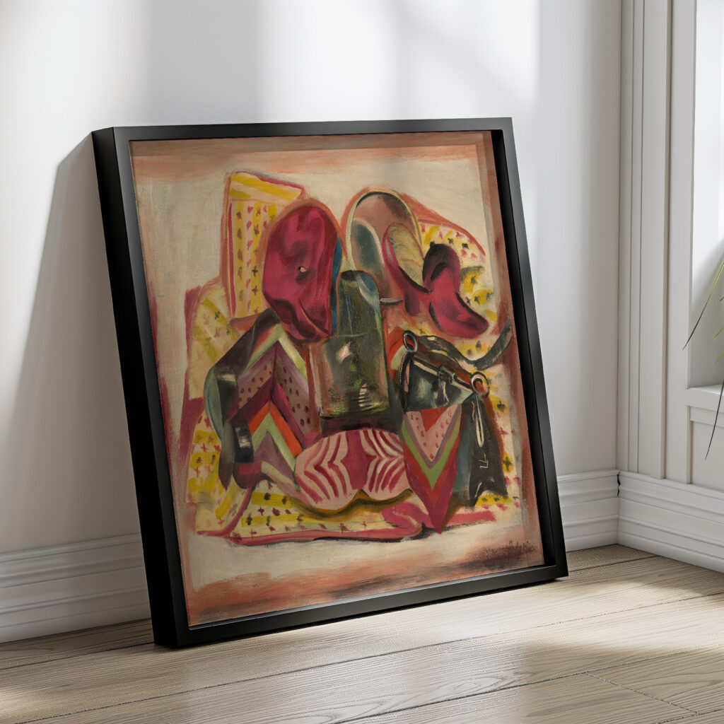 Still life Self portrait circa 1935 Frances Hodgkins 4 mockup