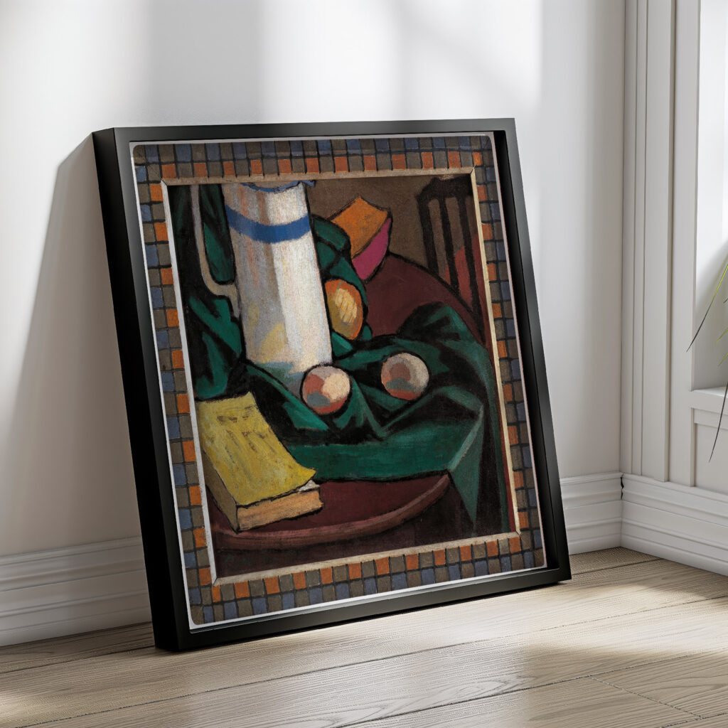 Still life jug and eggs 1911 Roger Fry 4 mockup