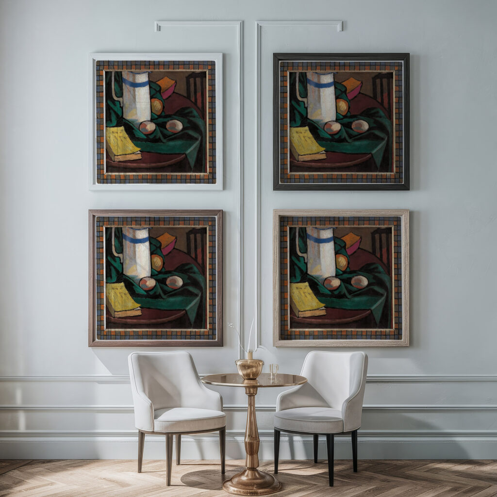 Still life jug and eggs 1911 Roger Fry framed posters mockup