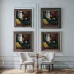 Still life jug and eggs 1911 Roger Fry framed posters mockup