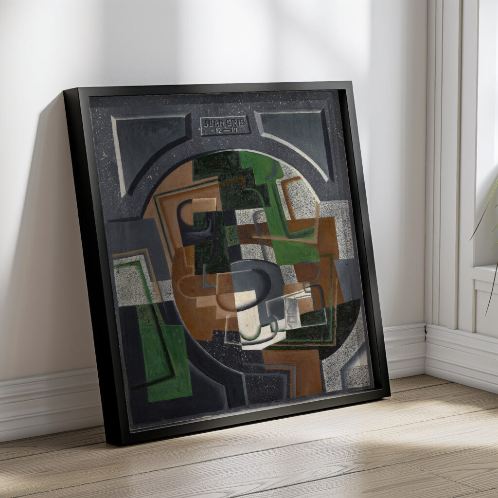 Still life with blackboard 1917 Juan Gris 4 mockup