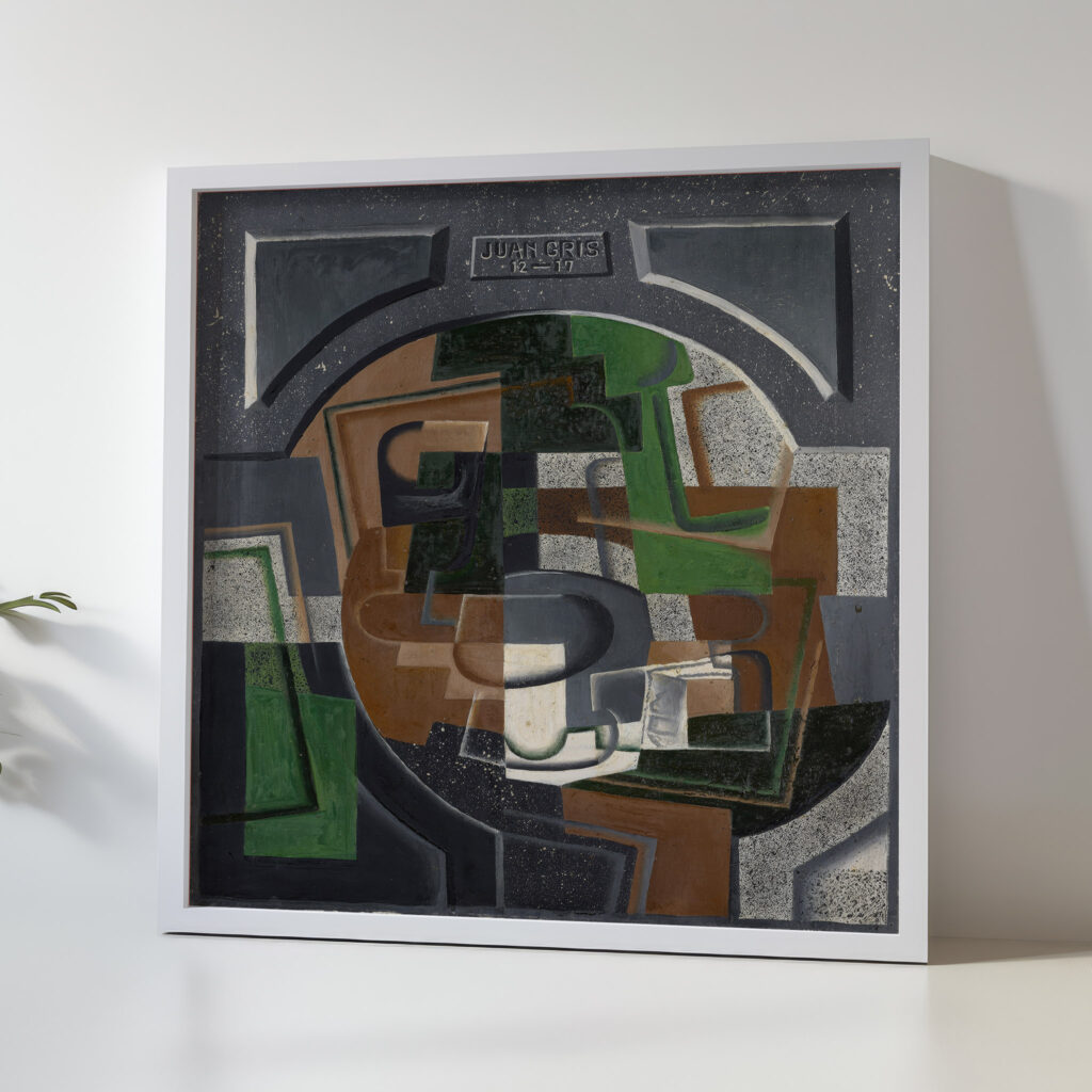 Still life with blackboard 1917 Juan Gris 5 mockup