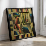 Still life with book jug and bottle. 1924 Arthur Segal 4 mockup