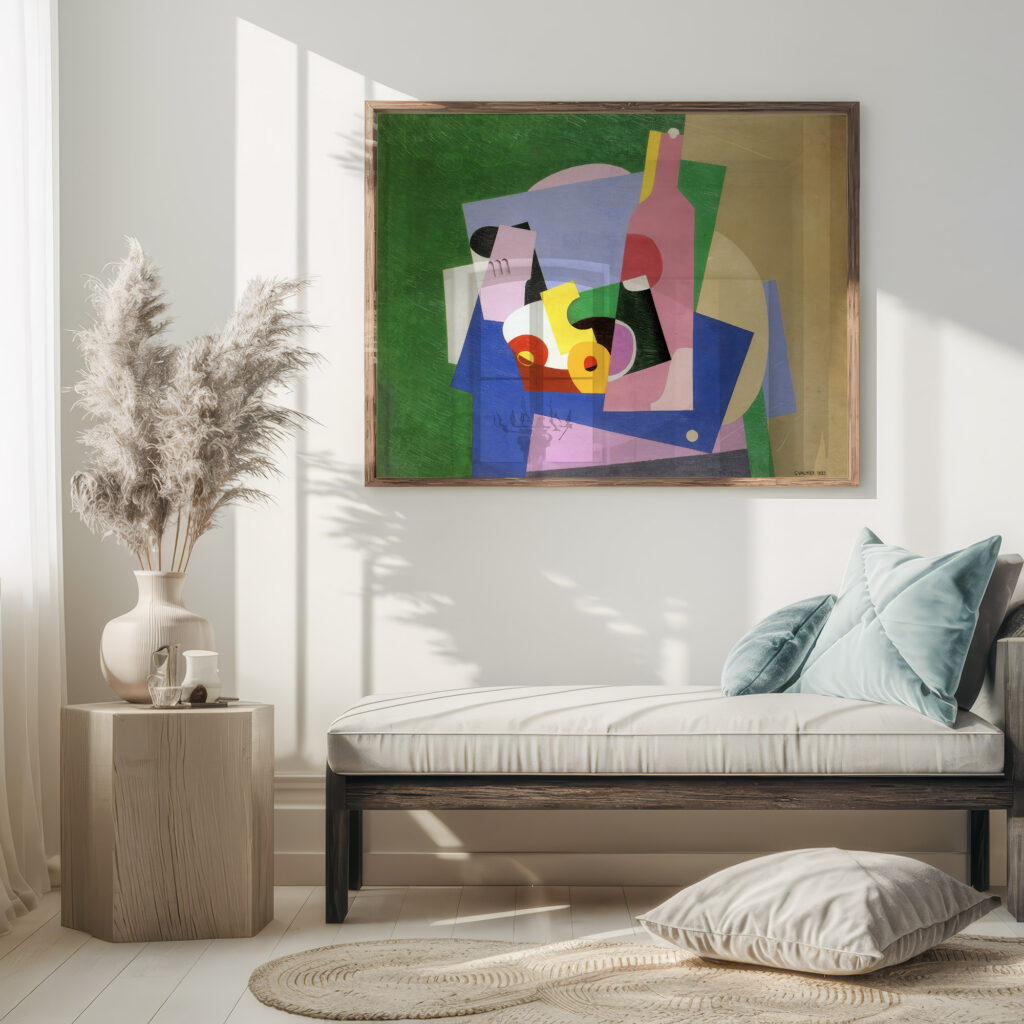 Still life with bottle 1923 Georges Valmier 5 mockup