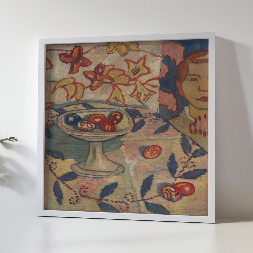 Still life with colored eggs 1914 18 Villem Ormisson 5 mockup