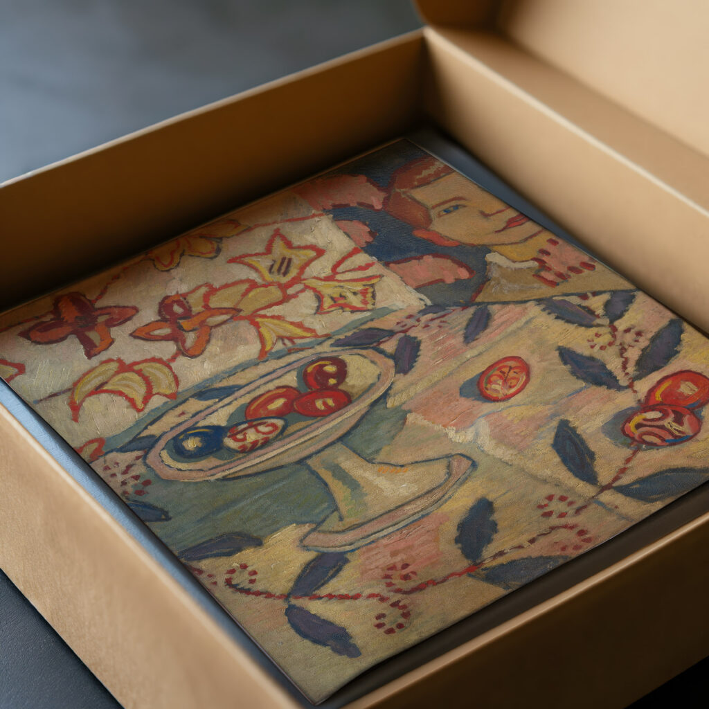 Still life with colored eggs 1914 18 Villem Ormisson video mockup