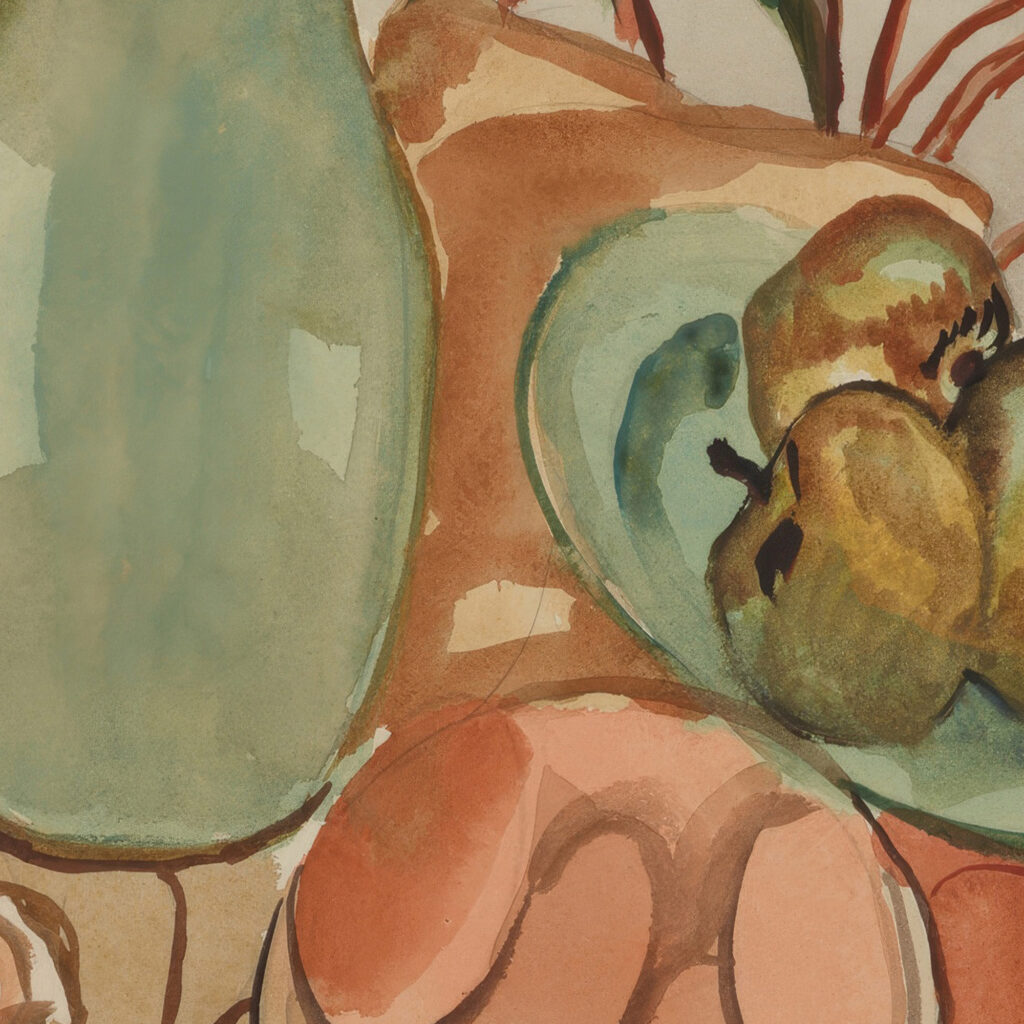Still life with eggs and willow 1929 1930 Frances Hodgkins 8 mockup