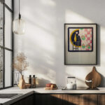 Still life with vase and curtain Georges Gaudion 6 mockup