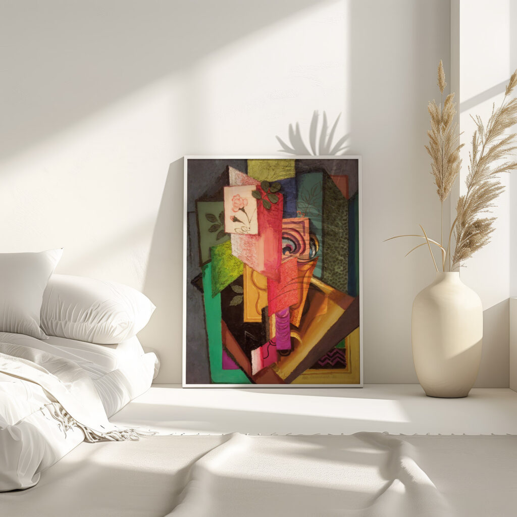 Still life. Bouquet of Roses 1921 Antonin Prochazka 4 mockup