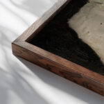 Stilleben 1912 Arnulf Overland close up dark wood mockup