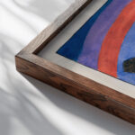 Stilleben 1922 Karl Wiener close up dark wood mockup