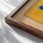 Stilleben II around 1923 Karl Wiener close up dark wood mockup