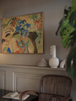 Stilleben mit Enzian und Turkenbund 1920 Ernst Ludwig Kirchner video mockup