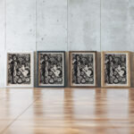 Stilleben mit Plastik 1925 Ernst Ludwig Kirchner framed posters mockup