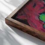 Stilleben mit Tasse circa 1908 Alexej von Jawlensky close up dark wood mockup