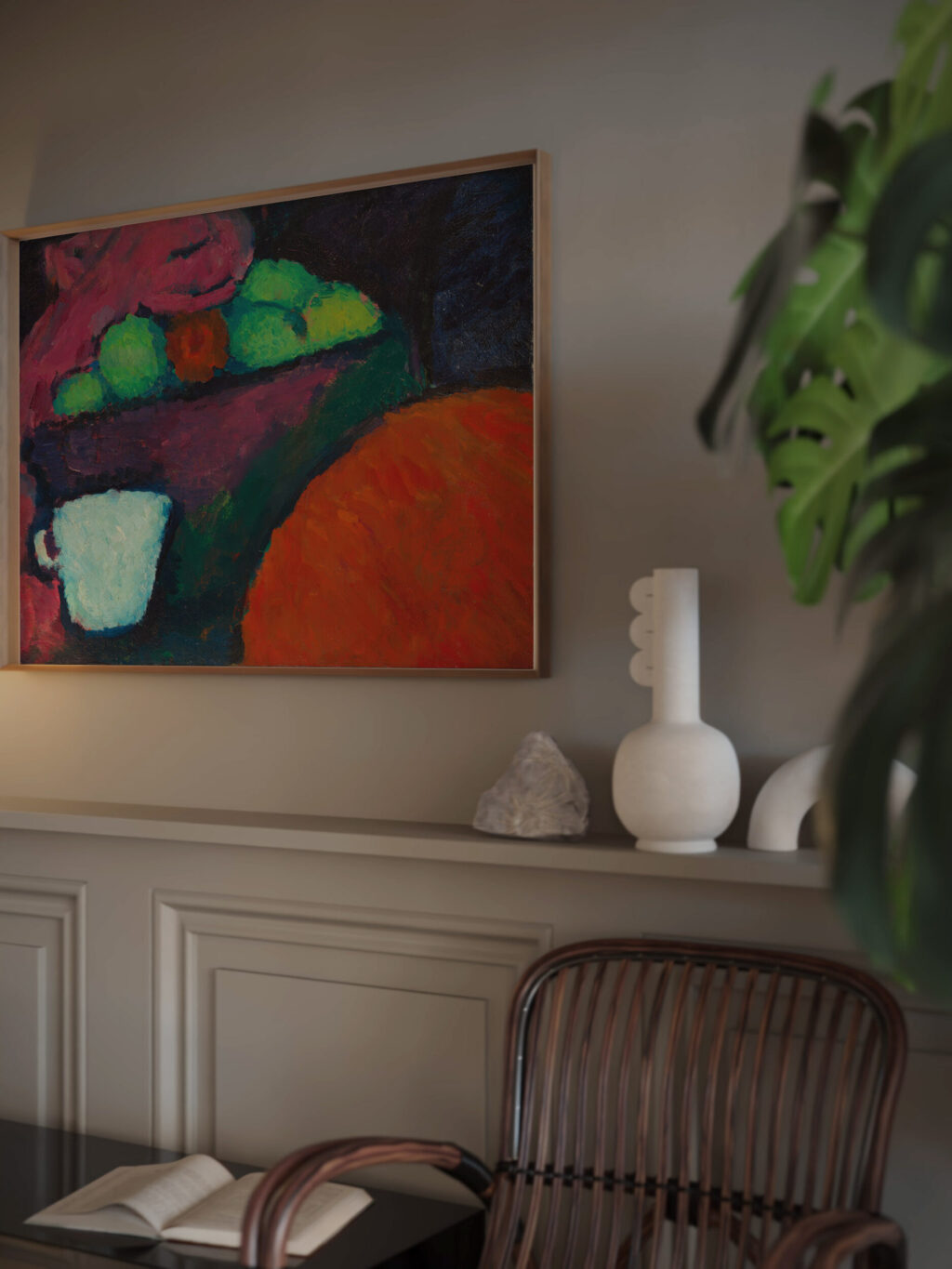 Stilleben mit Tasse circa 1908 Alexej von Jawlensky video mockup