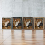 Stilleben mit Trauben 1914 Juan Gris framed posters mockup