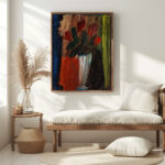 Stillleben Blumen in weiser Vase 1936 Alexej von Jawlensky 5 mockup