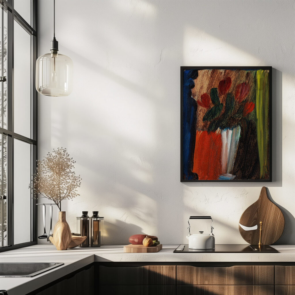 Stillleben Blumen in weiser Vase 1936 Alexej von Jawlensky 6 mockup
