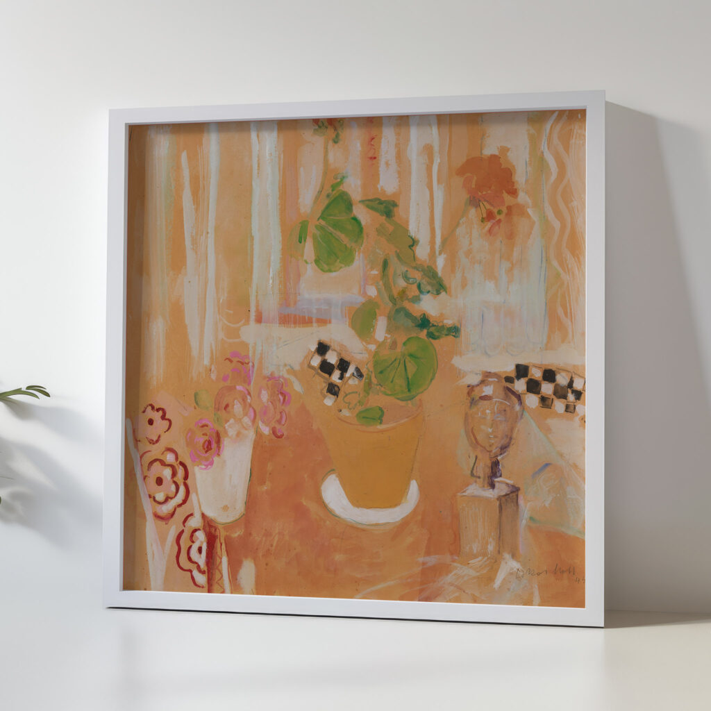 Stillleben mit Bronzekopf 1945 Oskar Moll 5 mockup