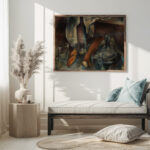 Stillleben mit Flaschen und Baguettes 1909 Hanns Bolz 5 mockup