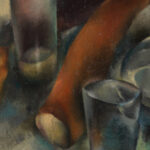 Stillleben mit Flaschen und Baguettes 1909 Hanns Bolz 8 mockup