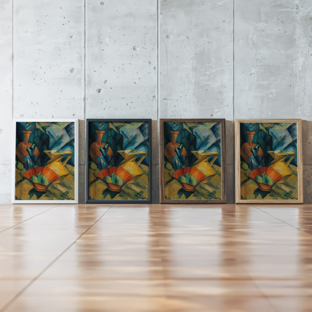 Stillleben mit Krug 1920 Dorothea Maetzel Johannsen framed posters mockup