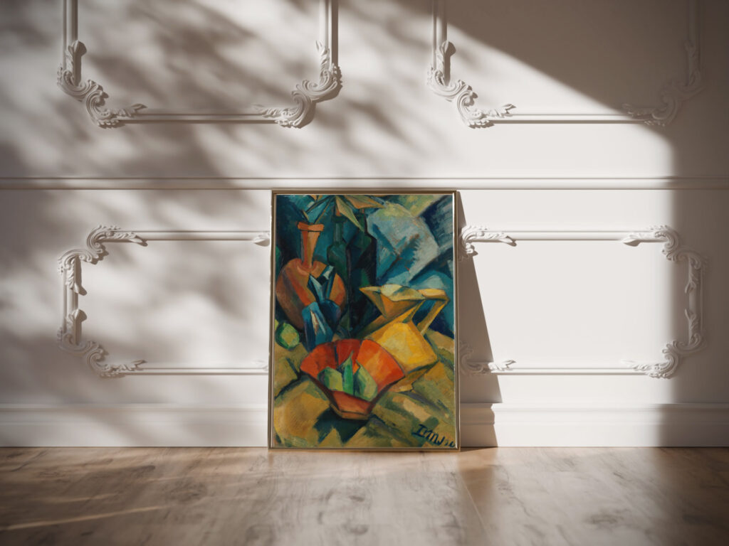 Stillleben mit Krug 1920 Dorothea Maetzel Johannsen video mockup