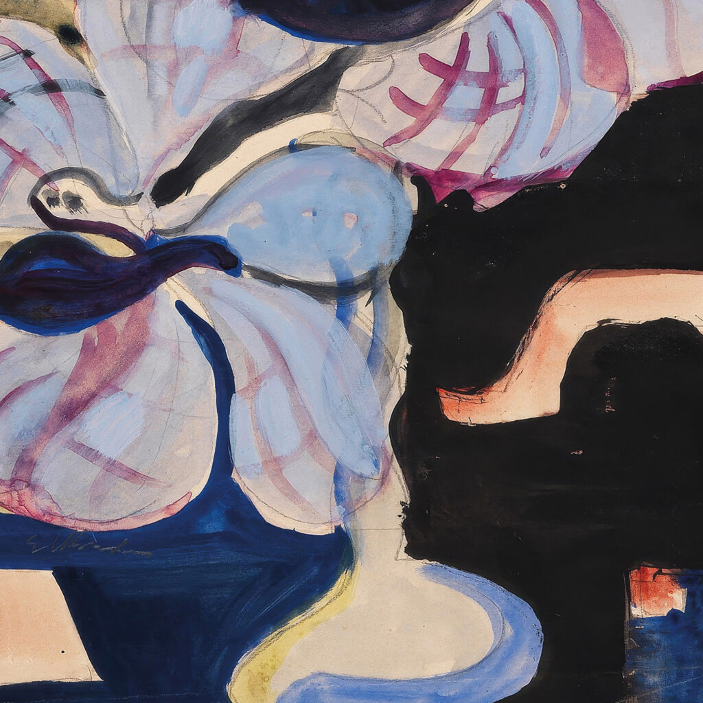 Stillleben mit Orchideen Tanzende Traumwesen 1927 Ernst Ludwig Kirchner 8 mockup