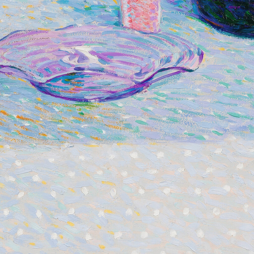 Stillleben mit Schale Flaschchen und Deckeldose 1904 Curt Herrmann 8 mockup