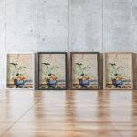 Stillleben mit Wiesenblumen 1929 Ernst Ludwig Kirchner framed posters mockup