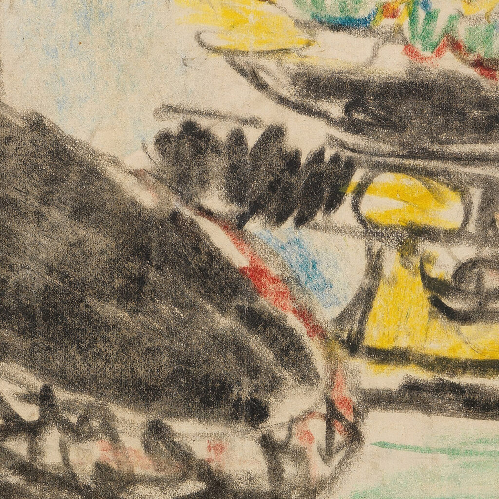 Stillleben neben geschnitztem Stuhl 1909 Ernst Ludwig Kirchner 8 mockup