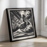 Storm boven een landschap 1921 Henri Jonas 4 mockup