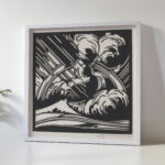 Storm boven een landschap 1921 Henri Jonas 5 mockup