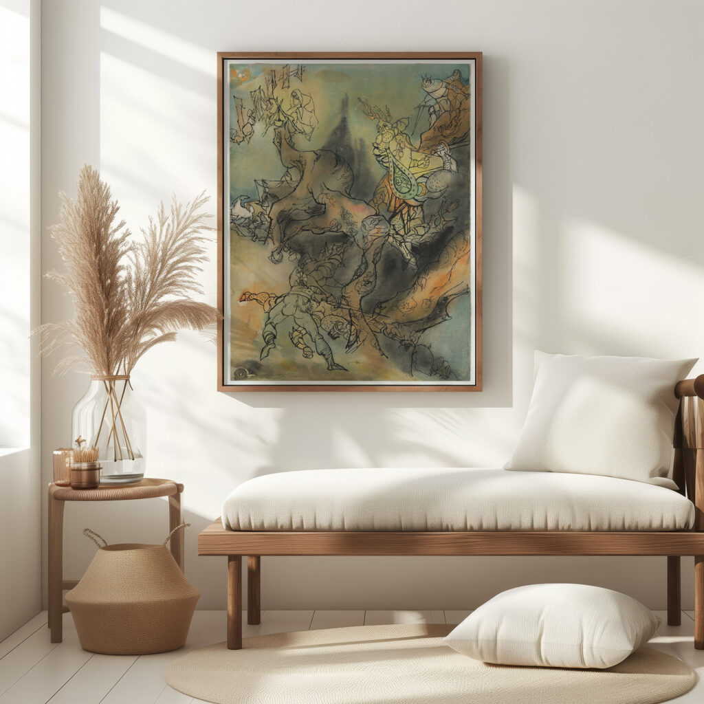 Story for a Full Page Illustration for a Fairytale 1940–1944 Jan Novak 5 mockup