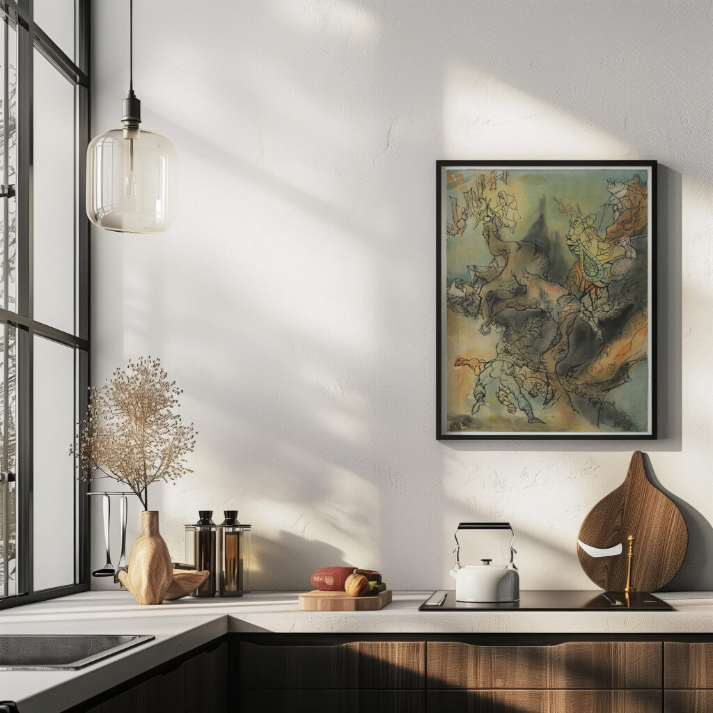 Story for a Full Page Illustration for a Fairytale 1940–1944 Jan Novak 6 mockup