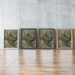 Story for a Full Page Illustration for a Fairytale 1940–1944 Jan Novak framed posters mockup