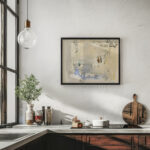 Straat met figuren in Biskra 1922 Marius Bauer 6 mockup